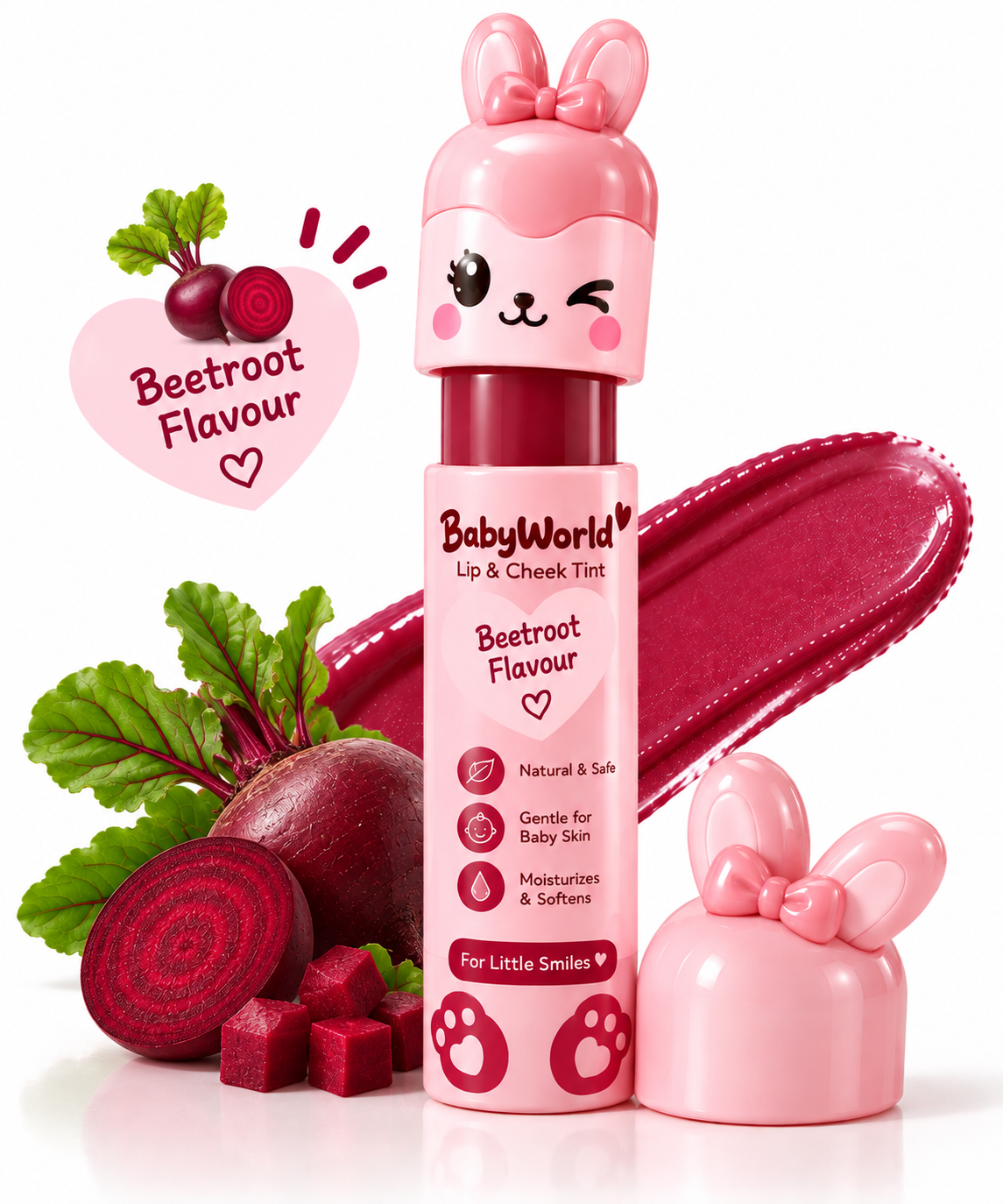 BabyWorld Kids Lip & Cheek Tint – Gentle Natural Colour for Little Smiles