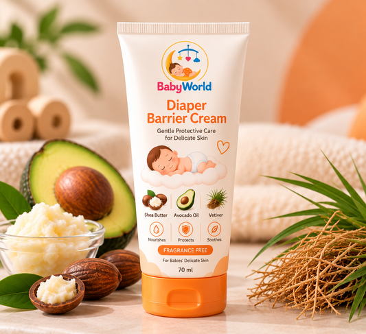BabyWorld Diaper Barrier Cream 70 ml tube and box