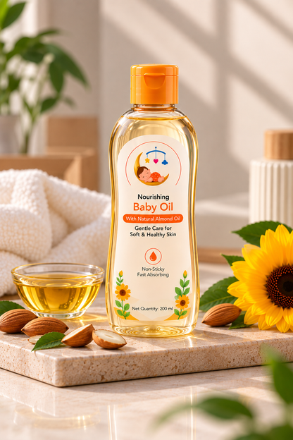 BabyWorld Baby Moisturising Oil | Gentle Baby Massage Oil
