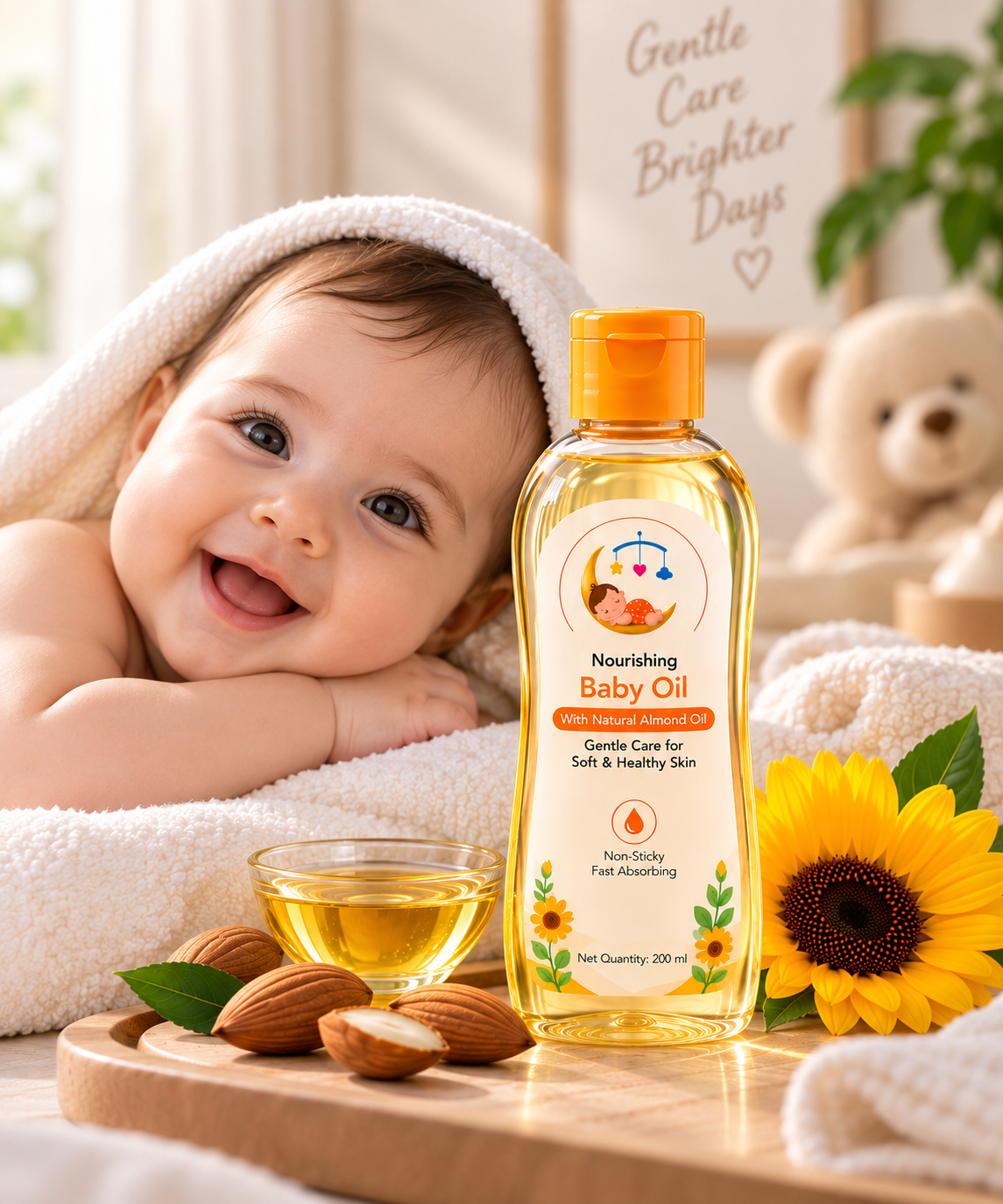BabyWorld Baby Moisturising Oil | Gentle Baby Massage Oil