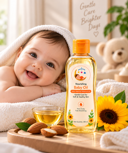 BabyWorld Baby Moisturising Oil | Gentle Baby Massage Oil