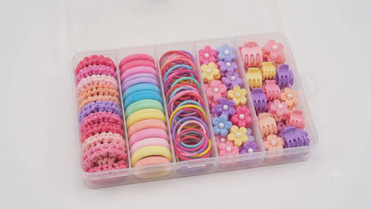 TEMPERIA Girls Hair Accessories Set – 95 PCS